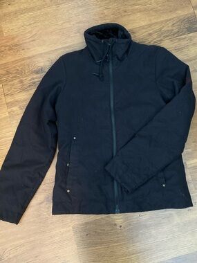 Bonfire Black, Cozy, Zip-Front Jacket